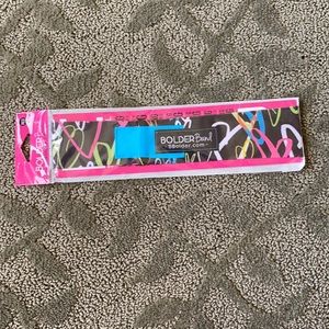 Black with neon hearts headband by bolderband